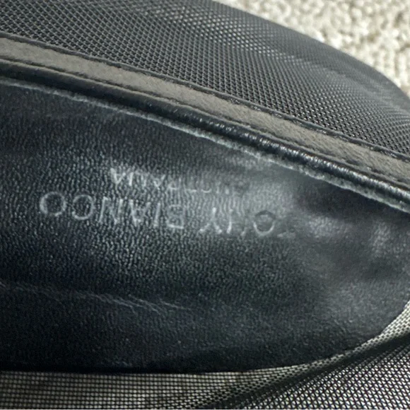 Tony Bianco Mesh Mary Jane Flats Size 7 Black Classic Minimalist Chic - Picture 6 of 8